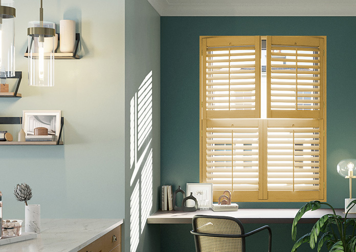 Kensington, Maple - Tier on Tier Plantation Shutter - Image 3